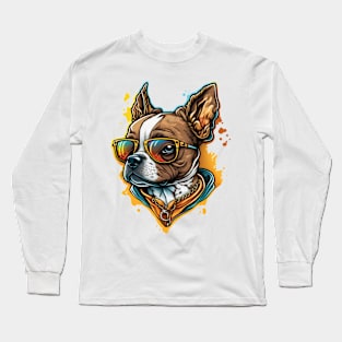 Cool Puppy Dog Long Sleeve T-Shirt